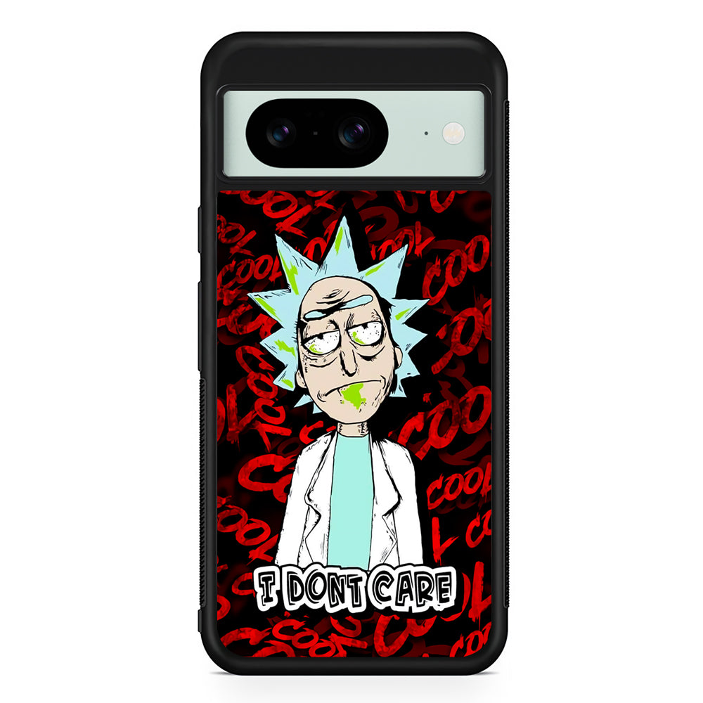 Dr Rick I Don't Care Google Pixel 8 Case | Durable Protective Cover for Google Pixel 8