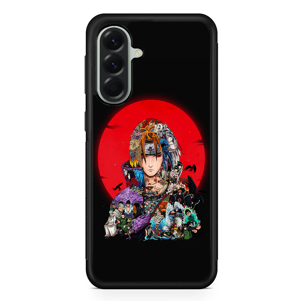 Naruto Akatsuki Clan History Samsung Galaxy A56 Case | Samsung Galaxy A56 Protective Rubber Case