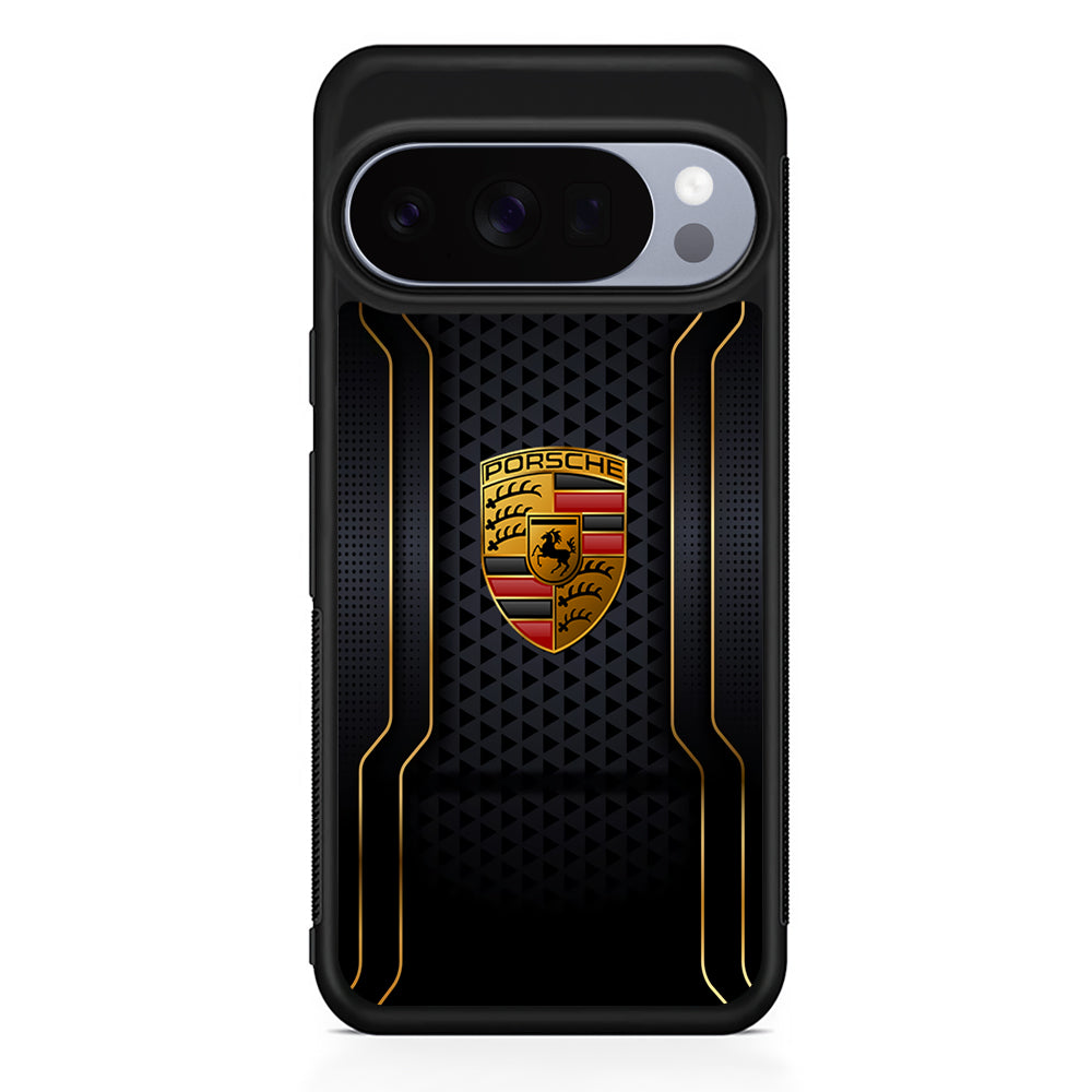 Porsche Emblem Wall Google Pixel 10 Pro Case | Protective Google Pixel 10 Pro Cover
