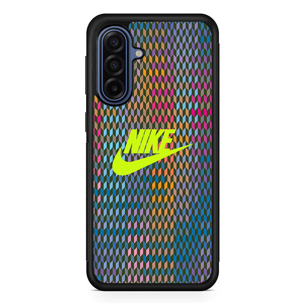 Nike Square Illusion Samsung Galaxy A17 Case | Samsung Galaxy A17 Protective Rubber Case