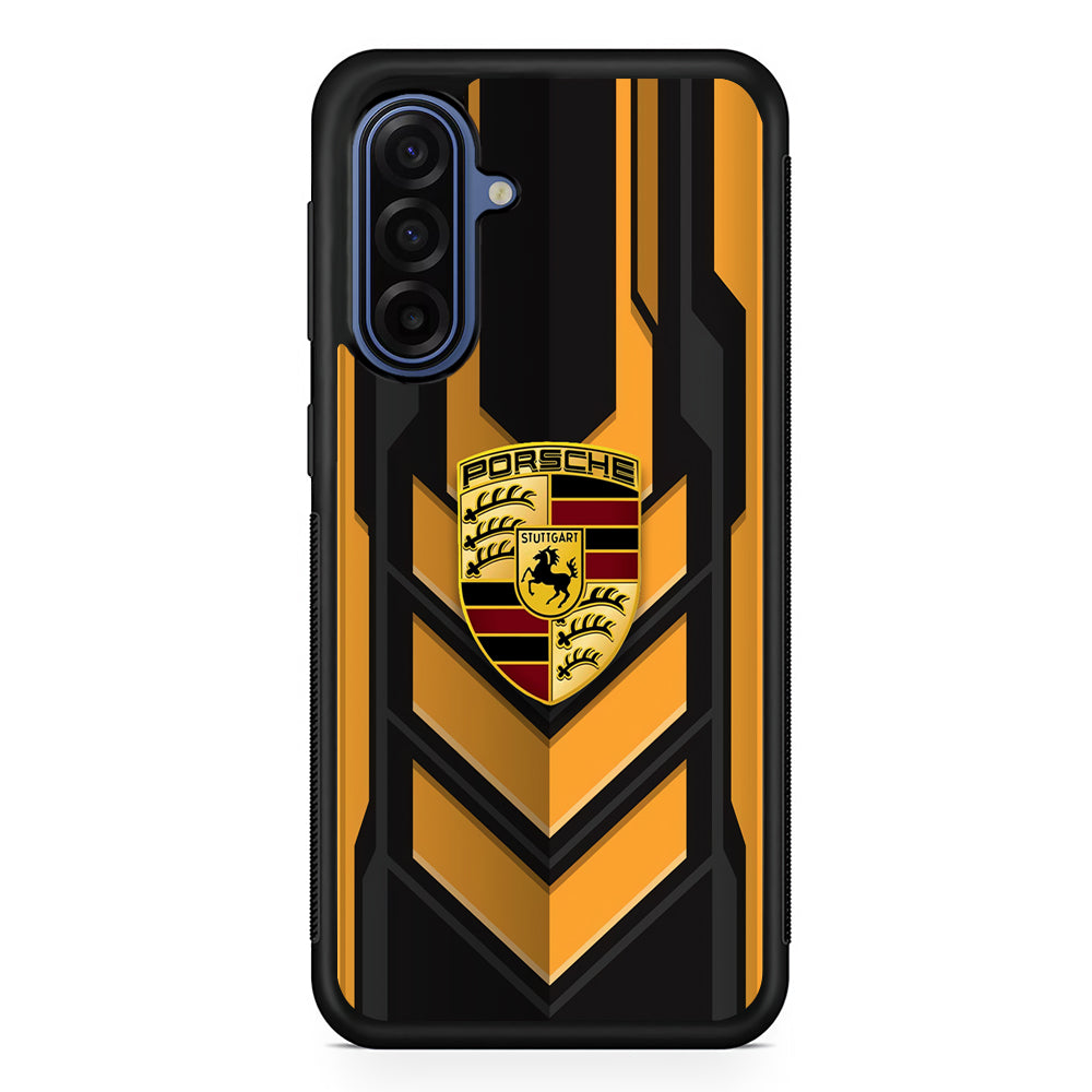 Porsche Drove Forward Samsung Galaxy A17 Case | Samsung Galaxy A17 Protective Rubber Case