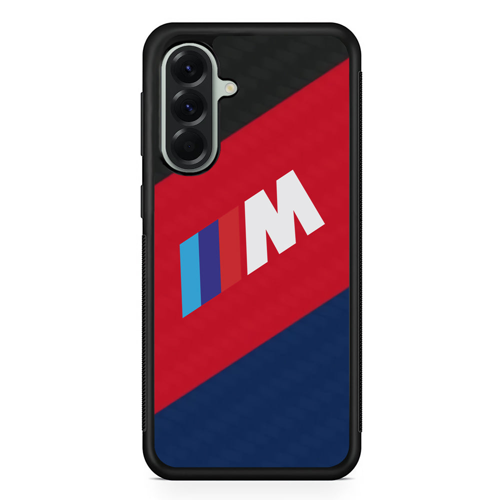 BMW Three Colour Colour Samsung Galaxy A56 Case | Samsung Galaxy A56 Rubber Protective Case