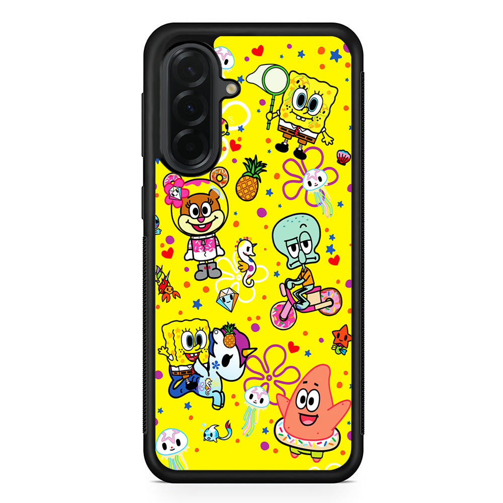 Tokidoki x SpongeBob Squarepants Samsung Galaxy A36 Case | Protective Rubber Cover