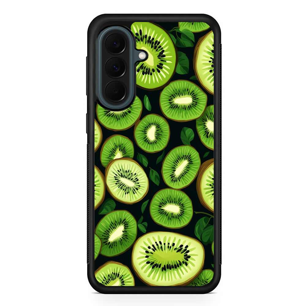 Fresh Organic Kiwi Fruit Samsung Galaxy A37 Case | Samsung Galaxy A37 Rubber Phone Case