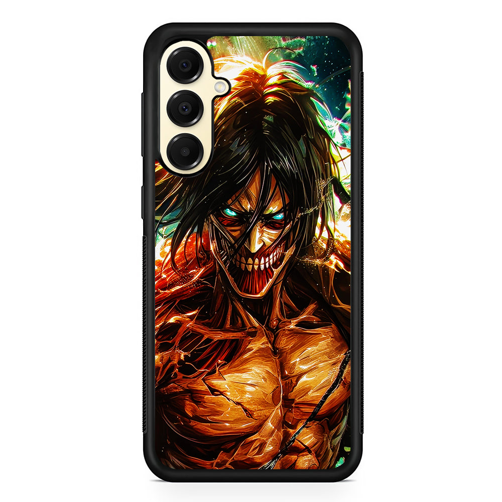 Attack on Titan Eren's Form Samsung Galaxy A16 Case | Slim Rubber Samsung Galaxy A16 Case