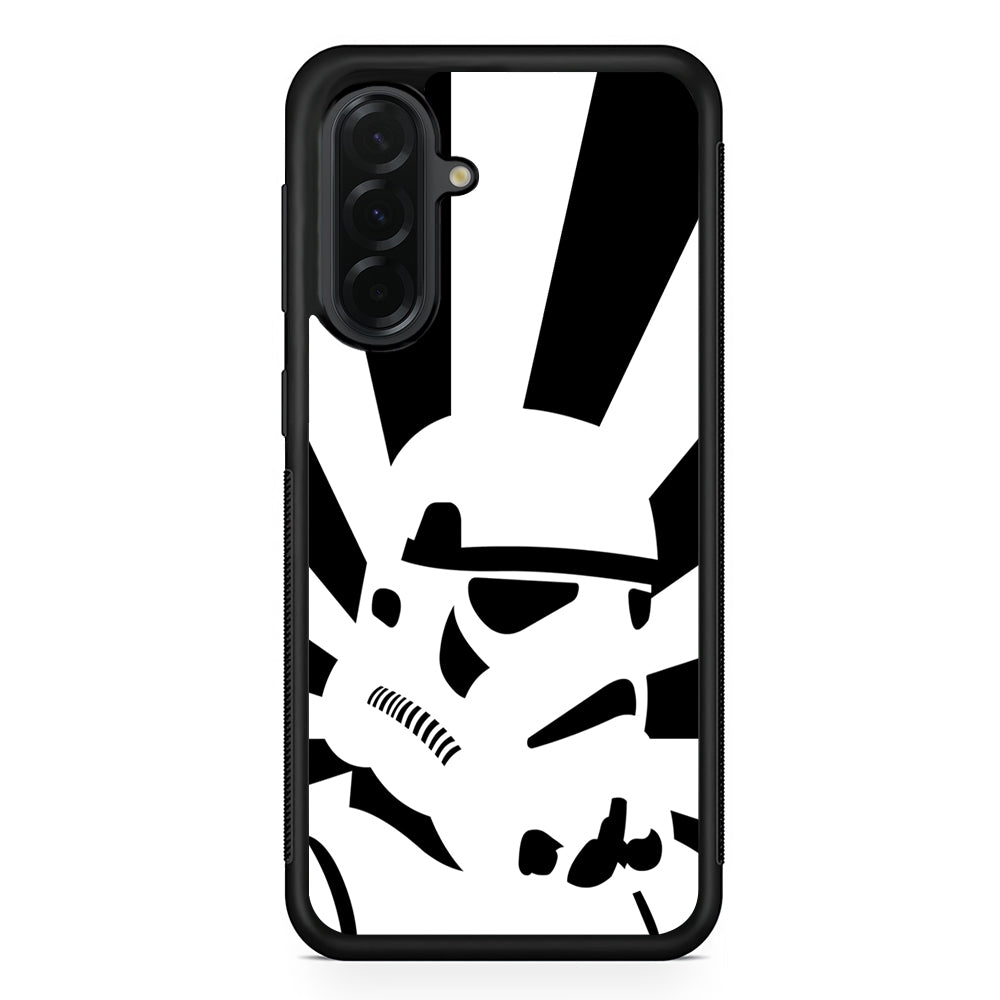 Star Wars Stormtrooper Black White Samsung Galaxy A36 Case | Protective Rubber Cover
