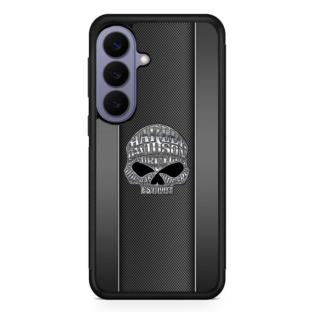 Harley Davidson Old Skull Samsung Galaxy S26 Case | Lightweight Samsung Galaxy S26 Phone Case