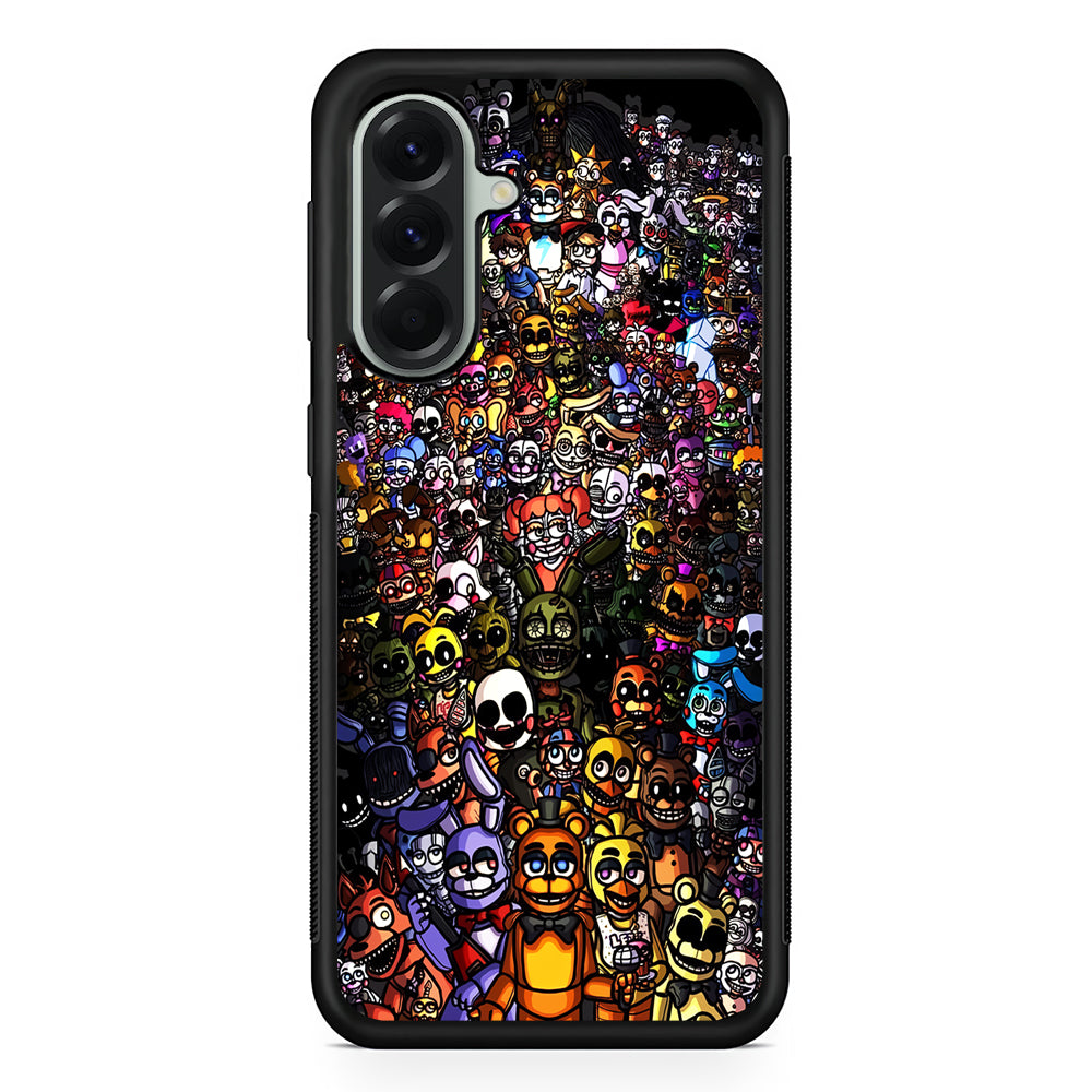 Five Nights at Freddy's Assemble Samsung Galaxy A56 Case | Samsung Galaxy A56 Protective Rubber Case