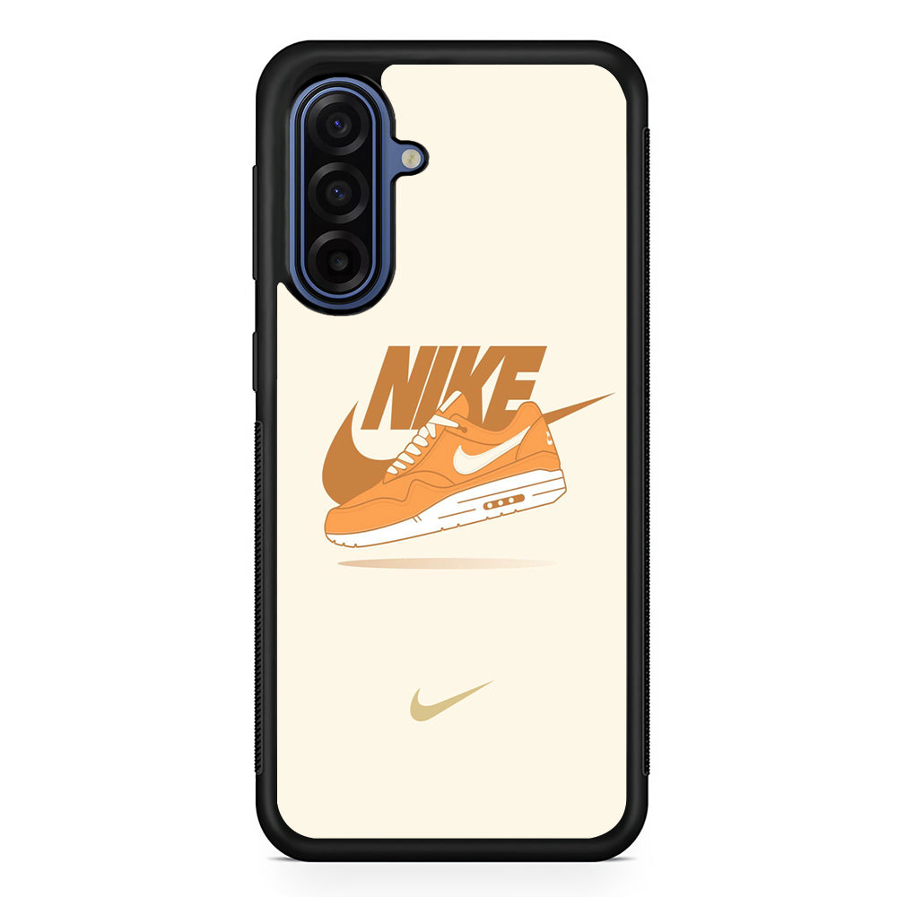 Nike Air Max Cream Shoes Samsung Galaxy A17 Case | Samsung Galaxy A17 Protective Rubber Case