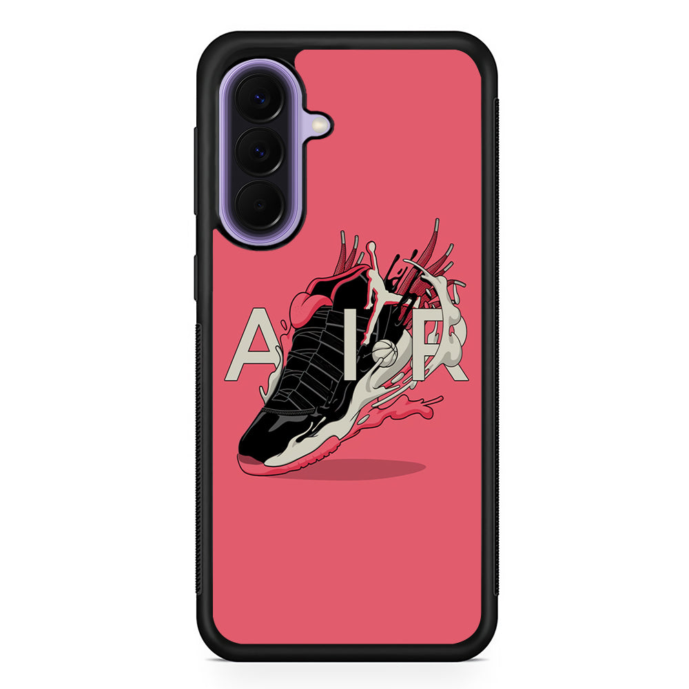 Air Jordan Paint Of Shoes Art Samsung Galaxy A57 Case | Slim Samsung Galaxy A57 Rubber Case