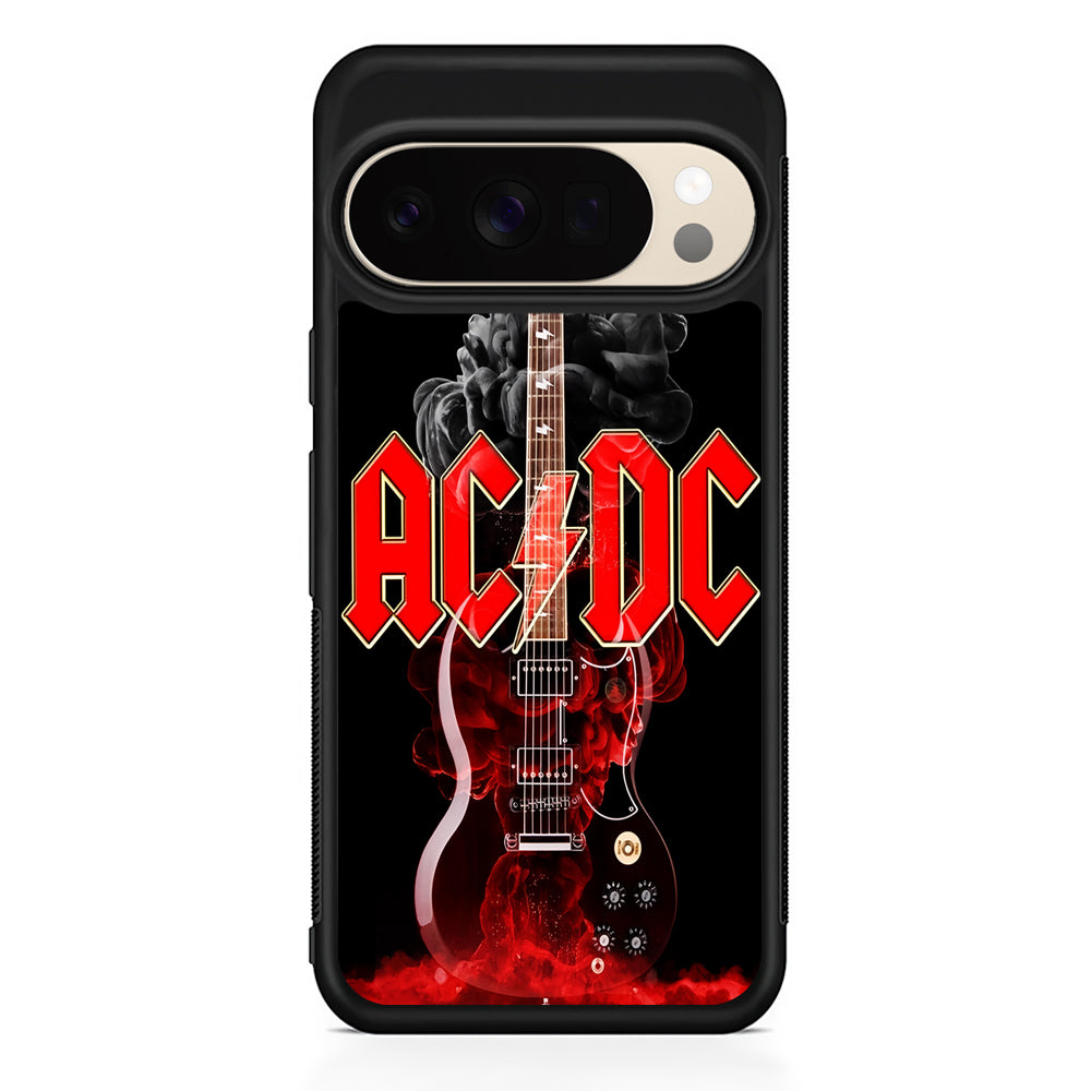 ACDC Rock Guitar Google Pixel 10 Pro XL Case | Slim Google Pixel 10 Pro XL Protective Case