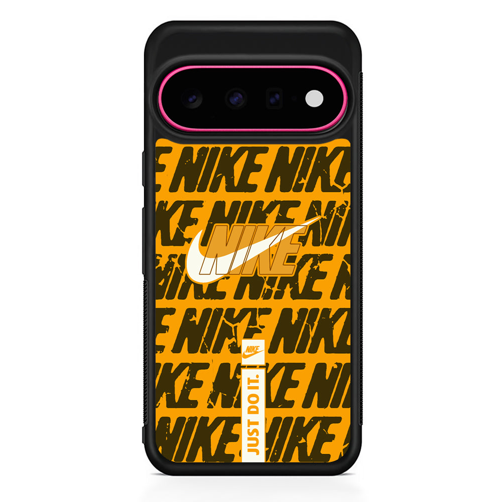 Nike Patern in Yellow Google Pixel 11 Case - Stylish Protective Phone Case