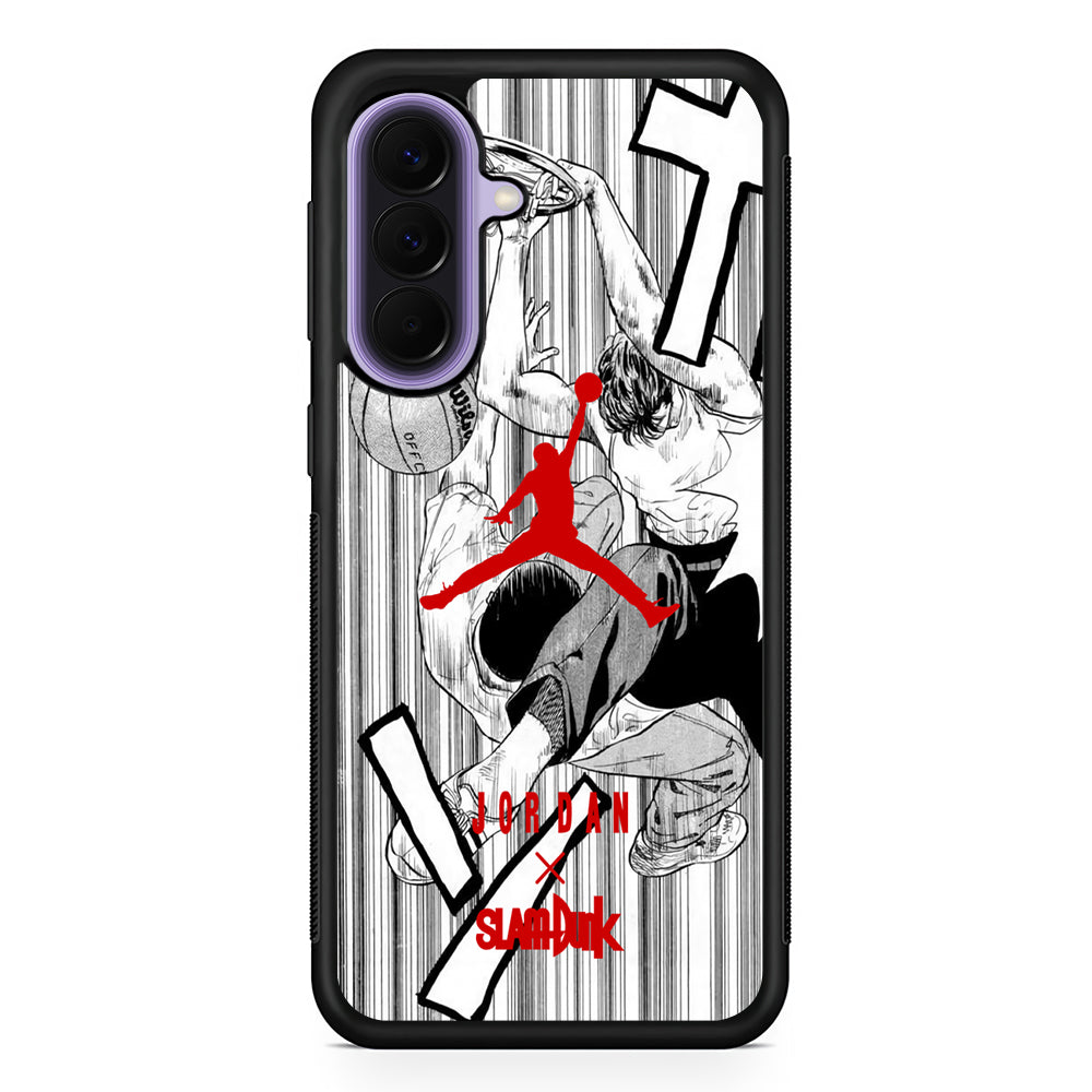 Air Jordan Slam Dunk Cover Samsung Galaxy A57 Case | Slim Samsung Galaxy A57 Rubber Case