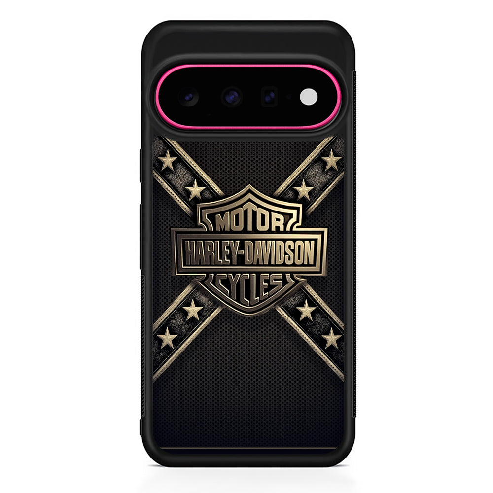 Harley Davidson Golden Star Google Pixel 11 Case - Stylish Protective Phone Case