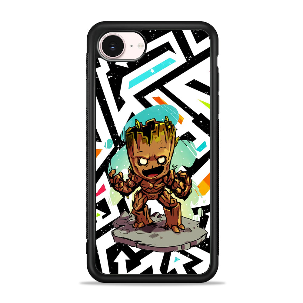 Groot Scream Power iPhone 17e Case - Silicone Case