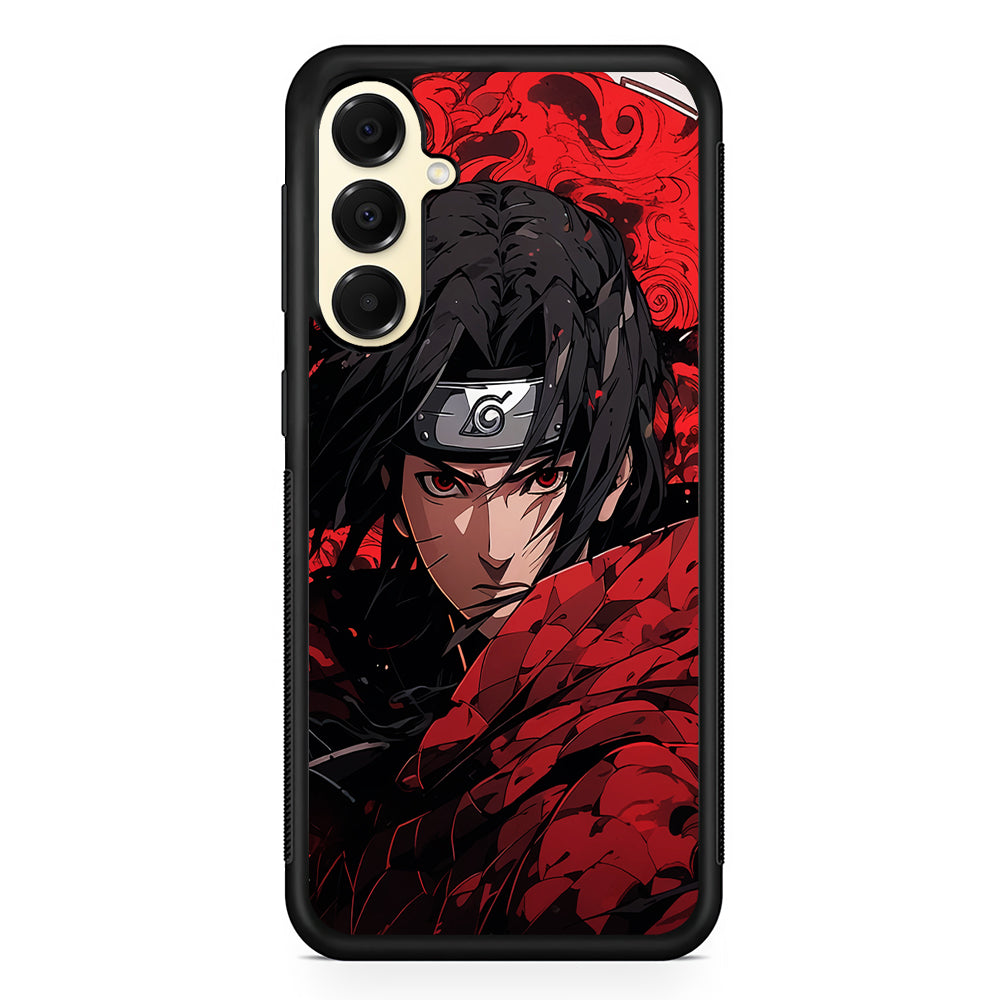 Itachi Uchiha Red Clothes Samsung Galaxy A16 Case | Slim Rubber Samsung Galaxy A16 Case
