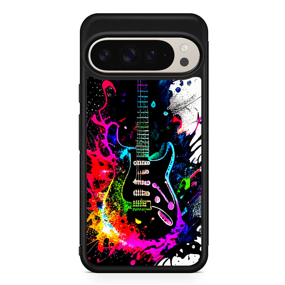 Guitar Art Explosion Google Pixel 9 Pro Case | Slim Protective Cover