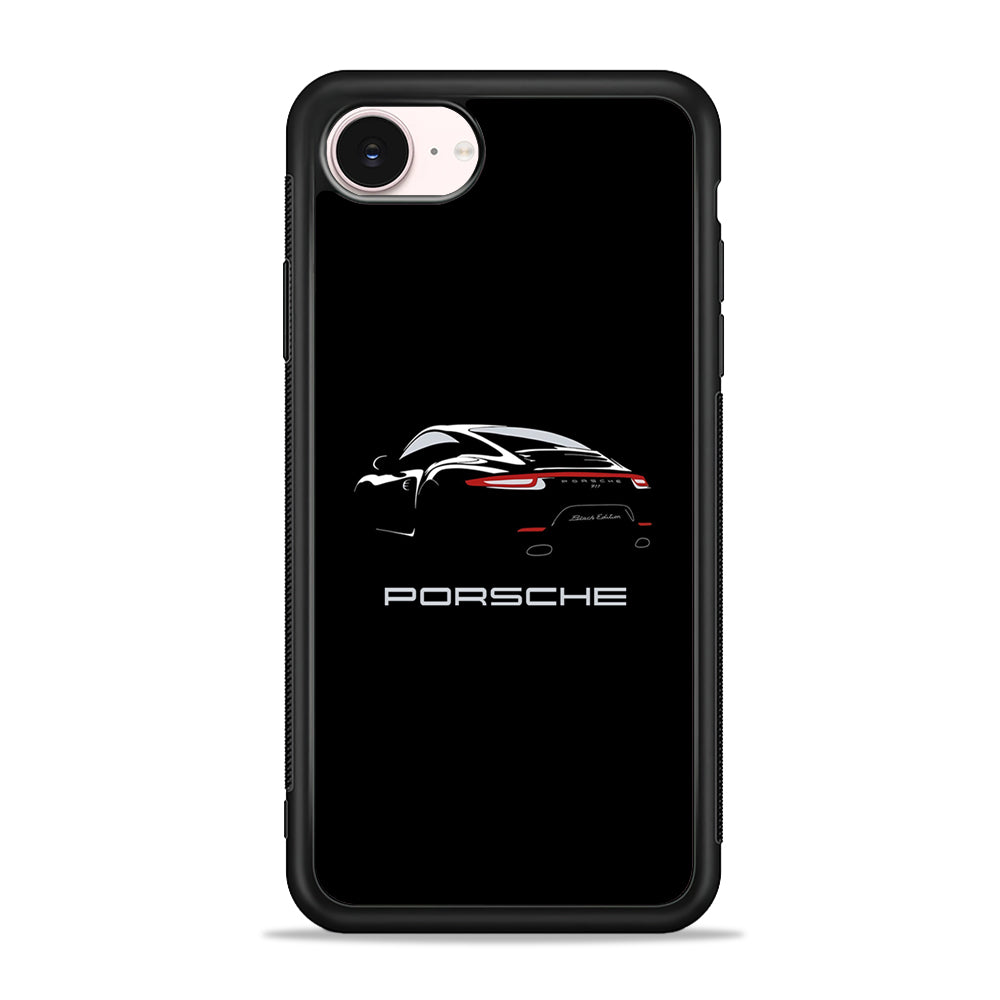 Porsche Black Edition iPhone 17e Case - Silicone Case