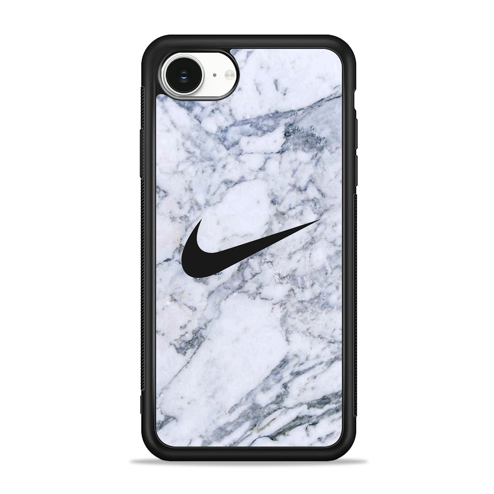 Nike Marble Space iPhone 16e Case - Slim Silicone Case
