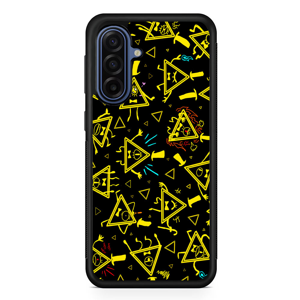 Bill Cipher Gravity Falls Doodle Samsung Galaxy A17 Case | Slim Protective Phone Cover