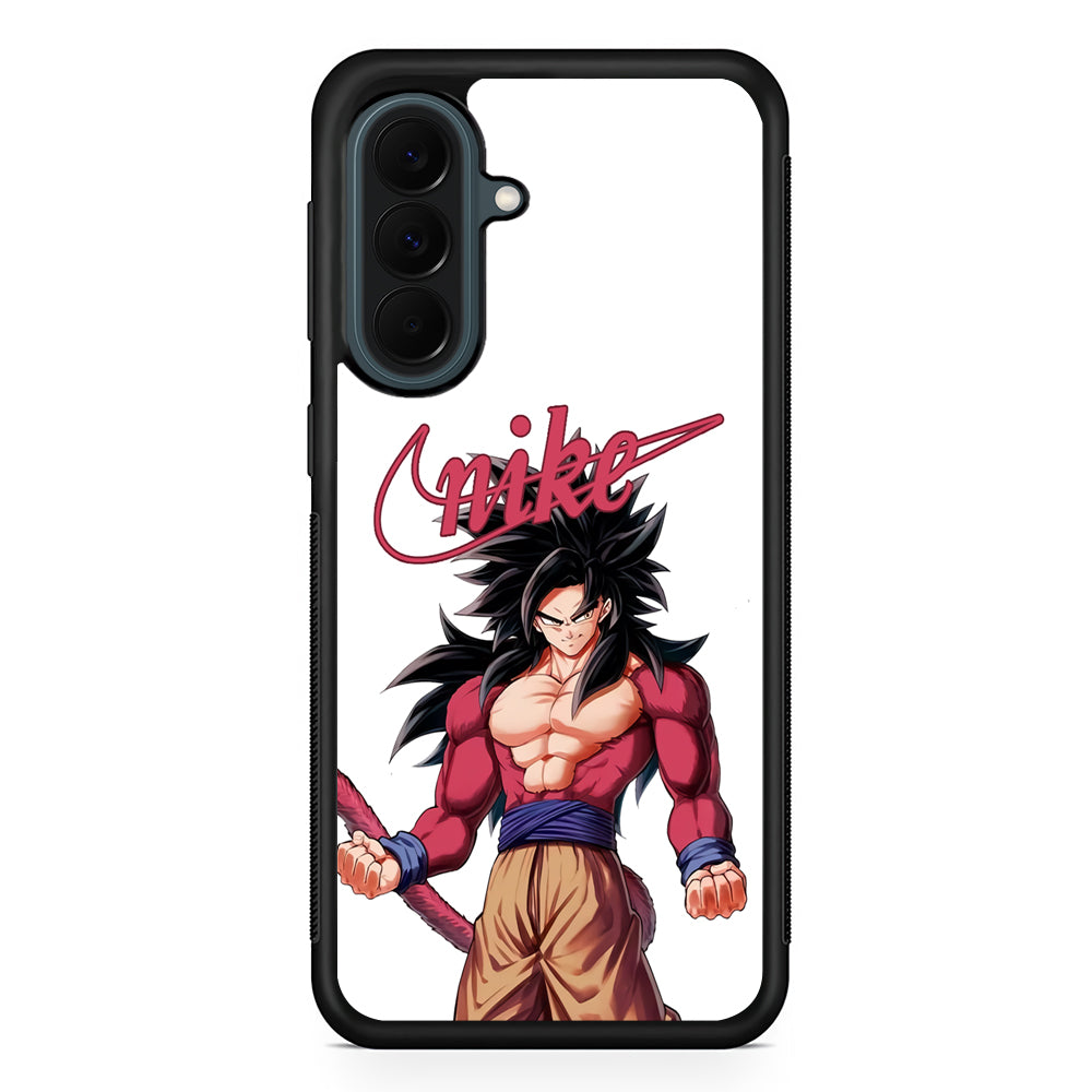 Nike Saiyan Mode Goku Samsung Galaxy A37 Case | Samsung Galaxy A37 Rubber Phone Case