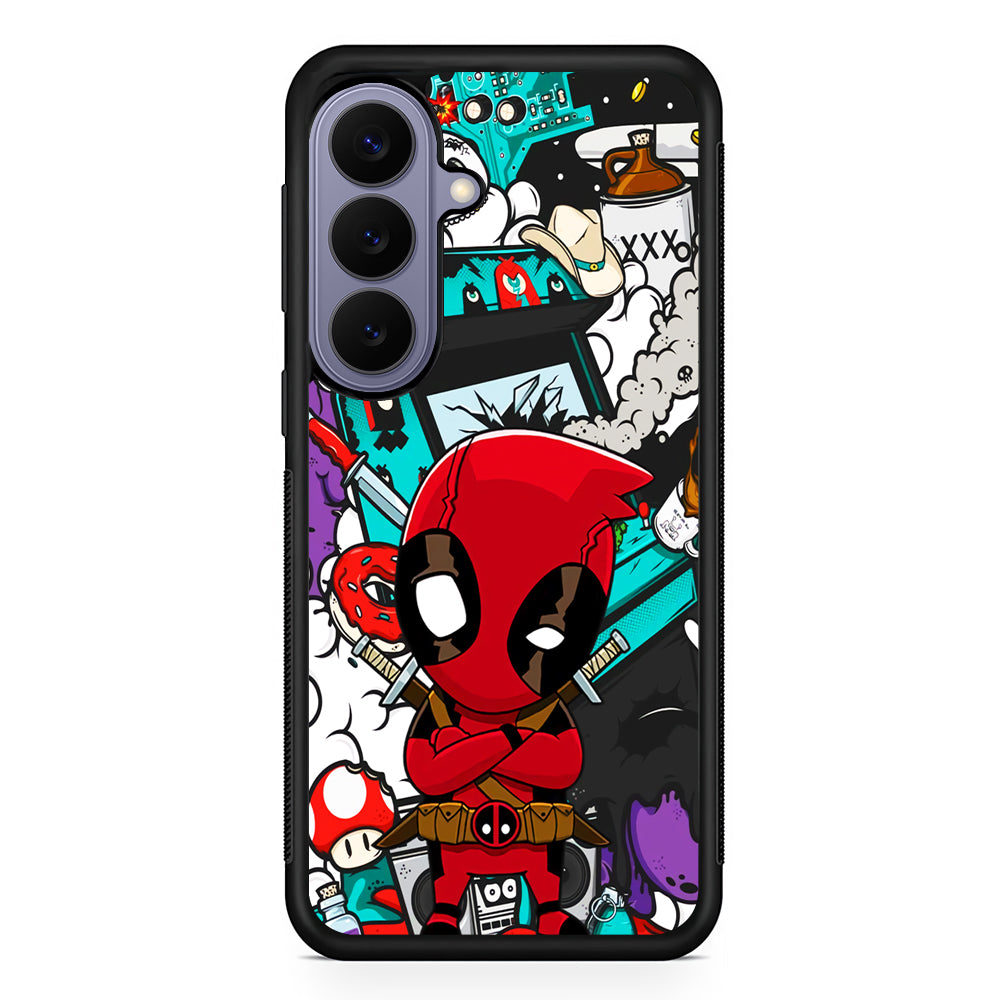 Deadpoll Destroy Game Station Samsung Galaxy S26 Case | Durable Rubber Case for Samsung Galaxy S26