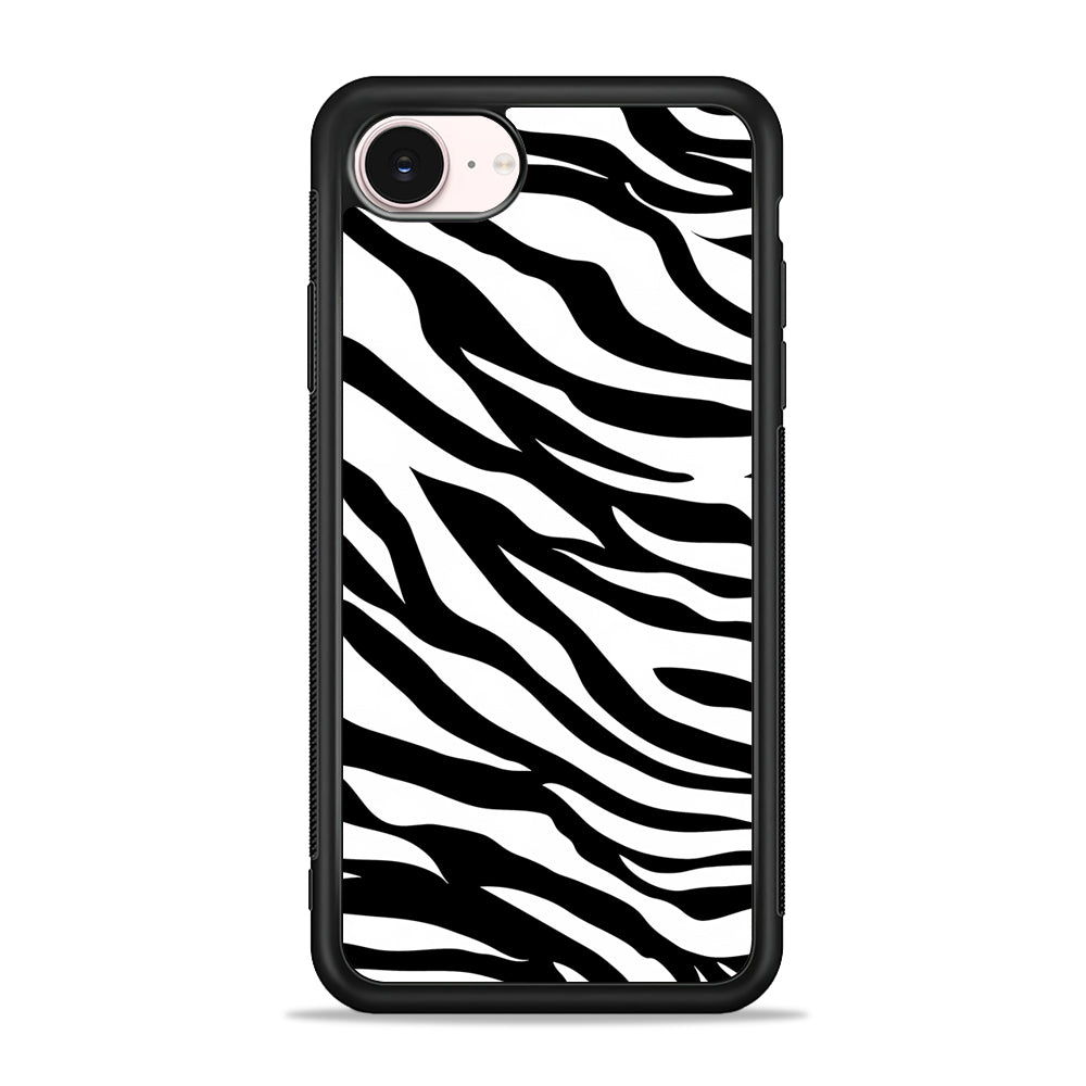 Zebra Skin Pattern iPhone 17e Case - Silicone Case