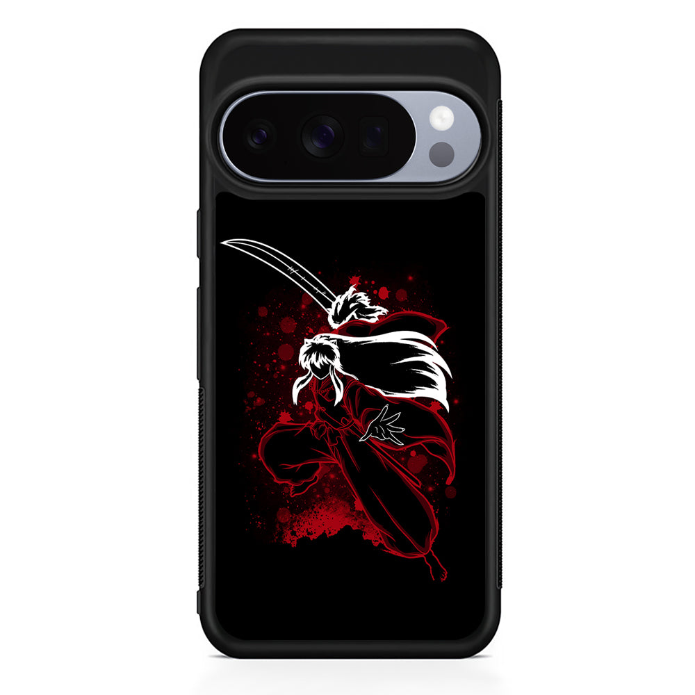 Inuyasha Silhouette Google Pixel 10 Pro Case | Google Pixel 10 Rubber Protective Case