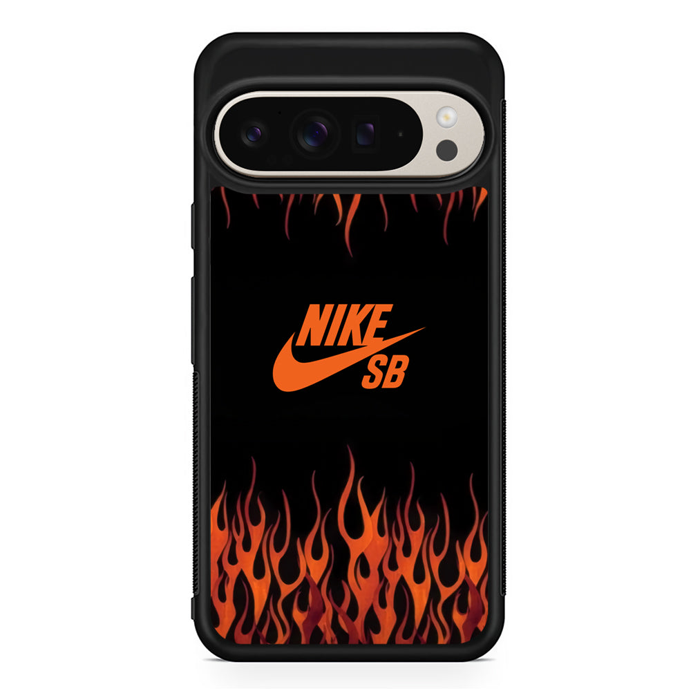 Nike Flame Fire SB Google Pixel 9 Pro Case | Slim Protective Cover
