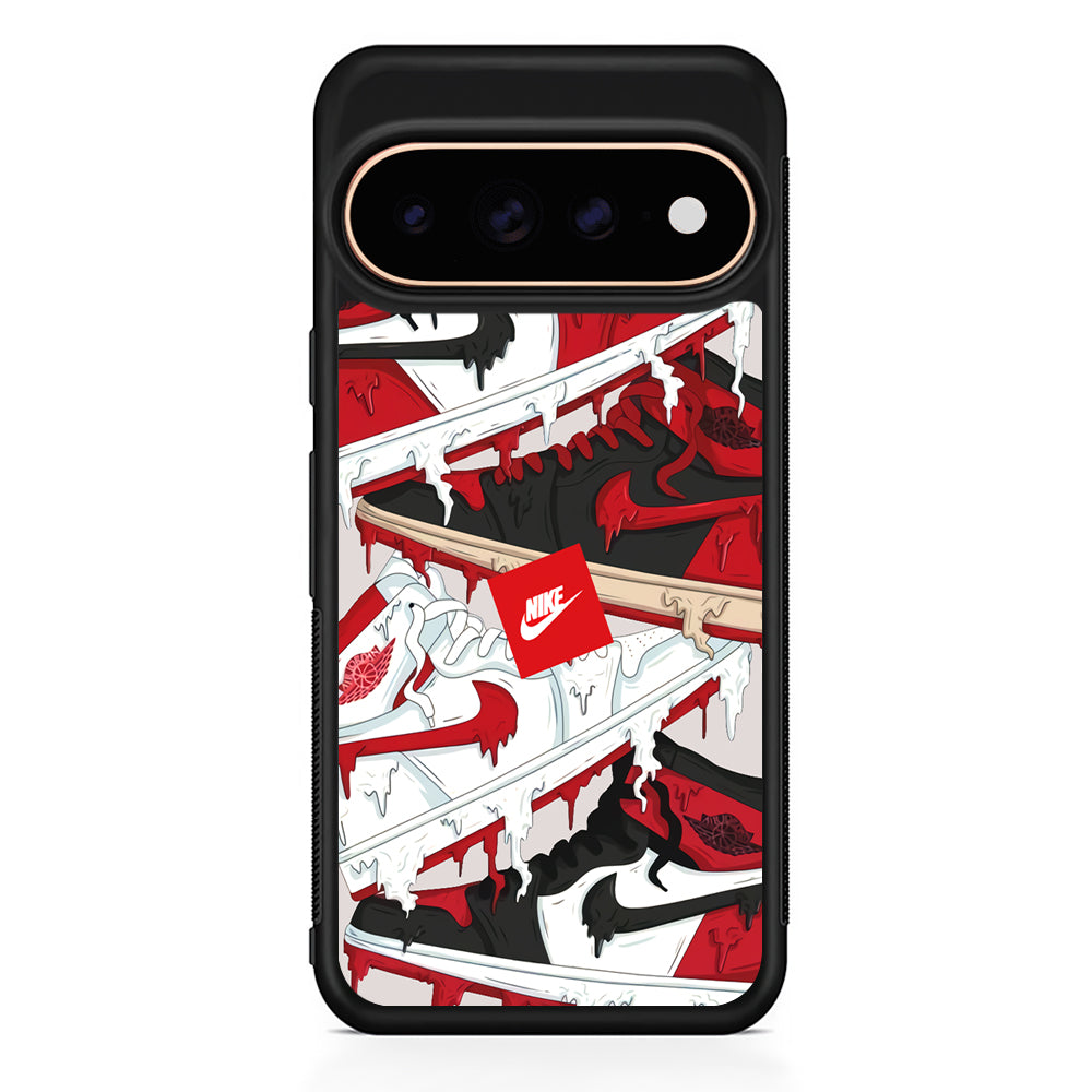 Nike Melt and Drip Google Pixel 11 Pro Case - Stylish Protective Phone Case