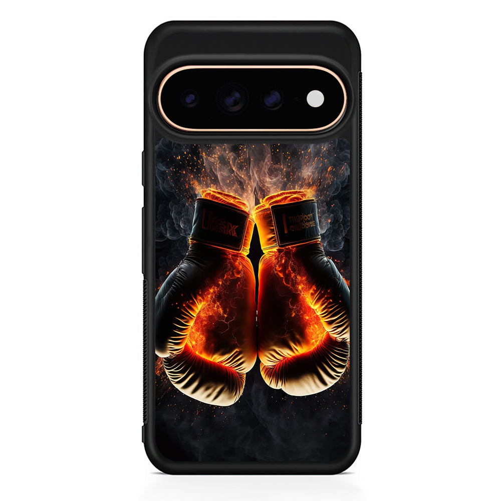 Boxing Gloves In Fire Google Pixel 11 Pro Case - Stylish Protective Phone Case