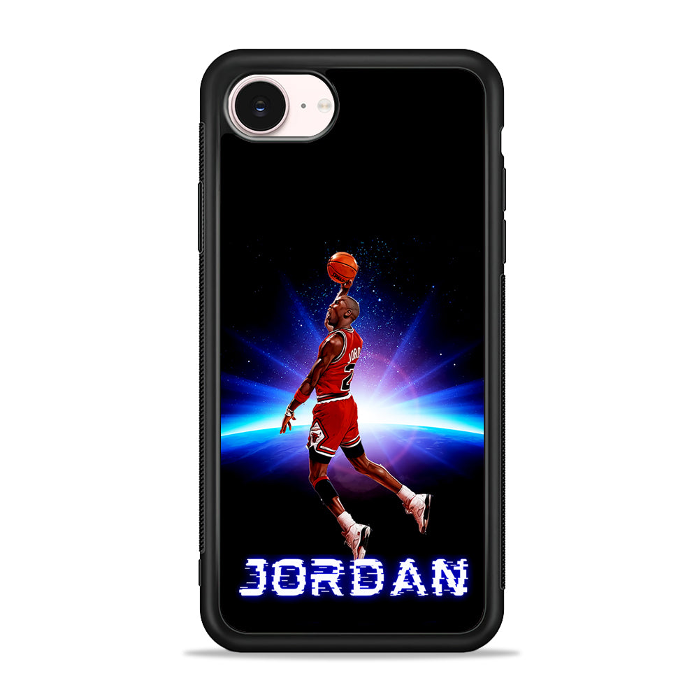 Jordan Slam Dunk Galaxy iPhone 17e Case - Silicone Case