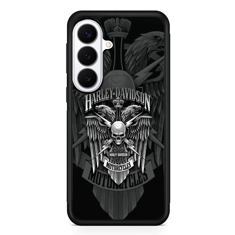 Harley Davidson Silver Pinion Samsung Galaxy S26 Plus Case | Stylish Protective Cover for Samsung Galaxy S26 Plus
