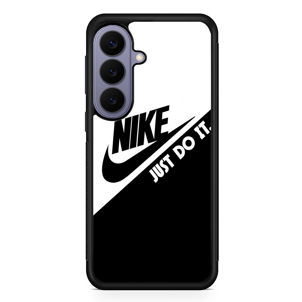 Nike White Black Combination Samsung Galaxy S26 Case | Lightweight Samsung Galaxy S26 Phone Case