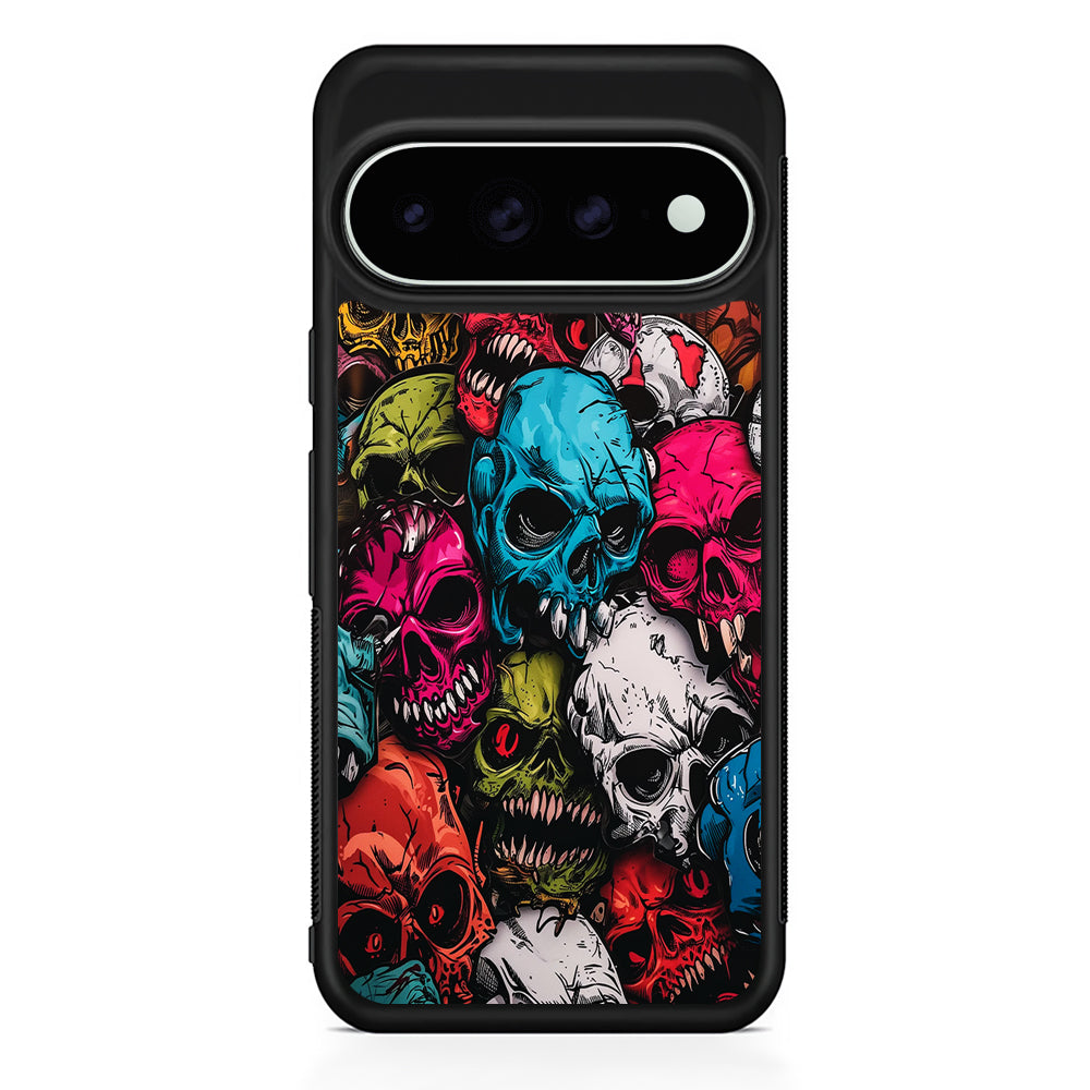 Skull Colorful Pattern Google Pixel 11 Pro XL Case - Custom Design Protective Case