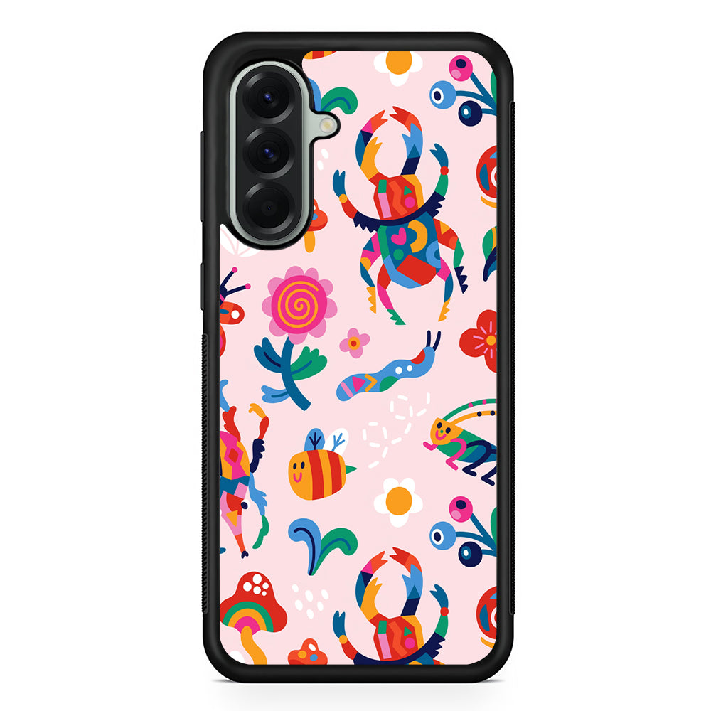 Bug Cartoon Aesthetic Samsung Galaxy A56 Case | Samsung Galaxy A56 Protective Rubber Case