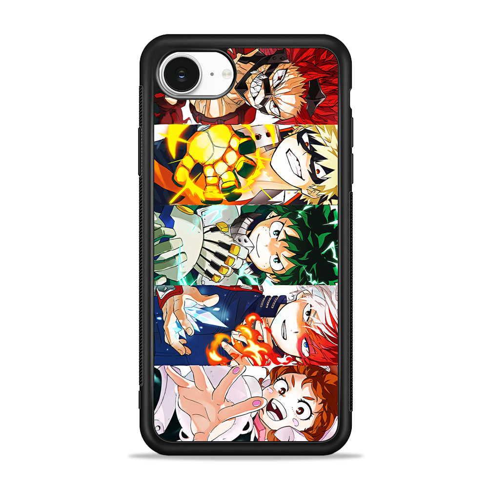 My Hero Academia Main Characters iPhone 16e Case | Protective Phone Cover