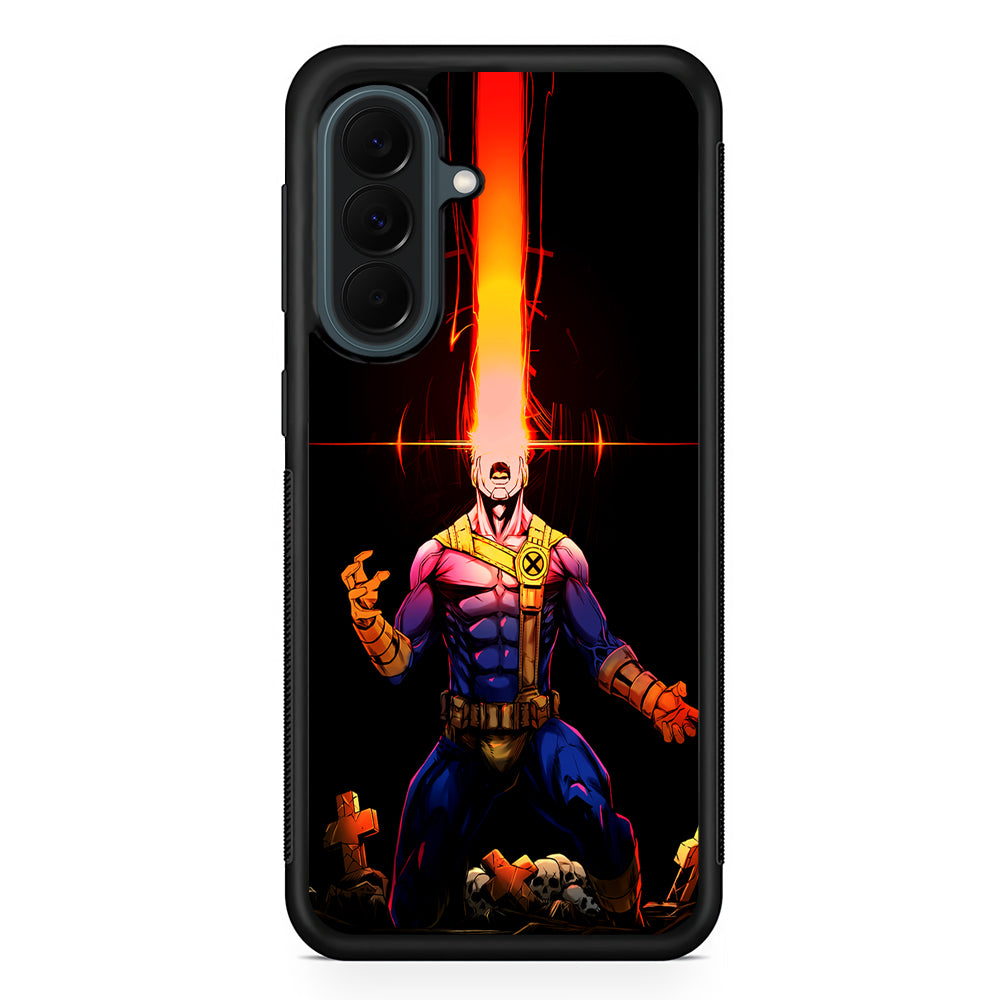 X-Men Cyclops Angry Samsung Galaxy A37 Case | Samsung Galaxy A37 Rubber Phone Case
