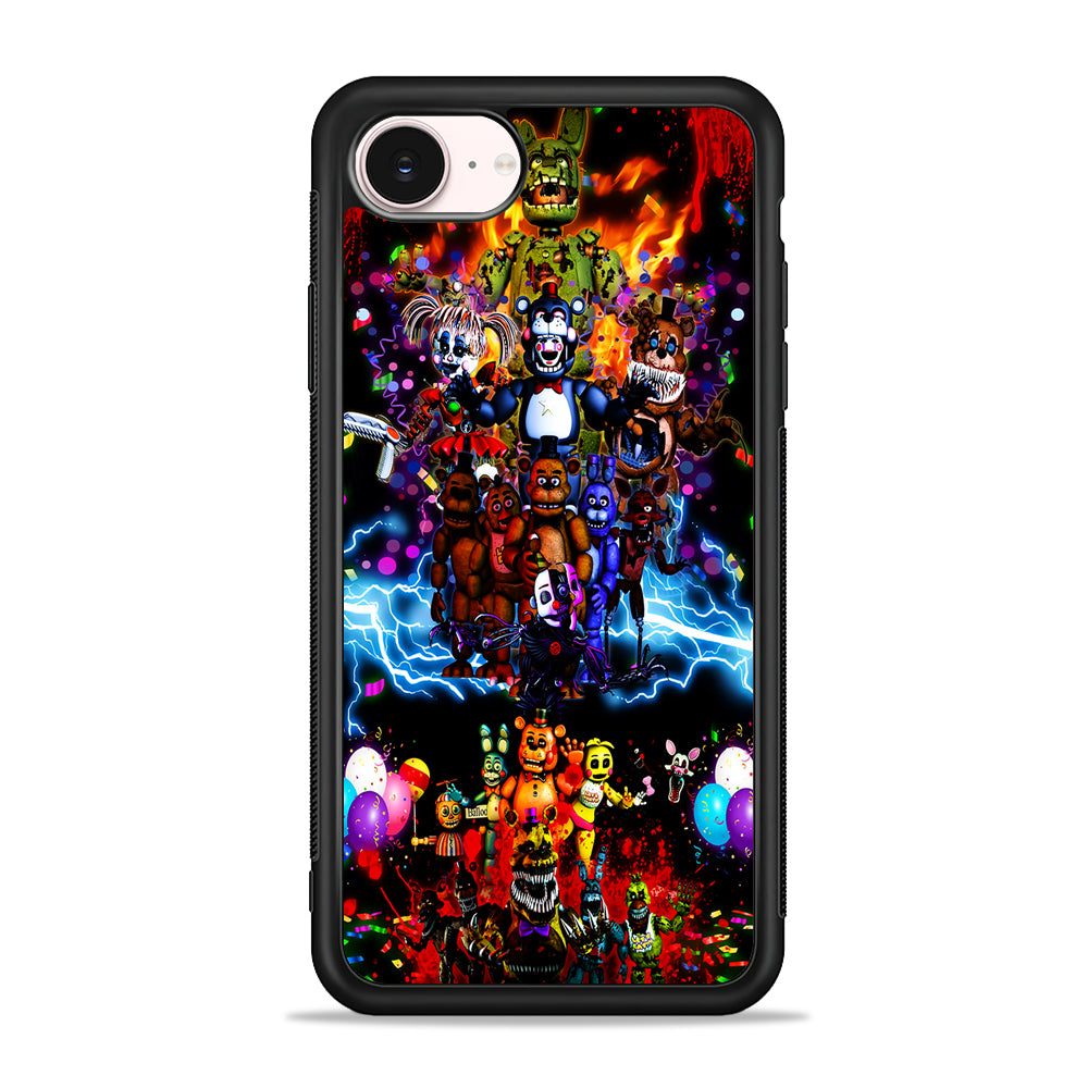 Five Nights at Freddy's Party iPhone 17e Case - Silicone Case
