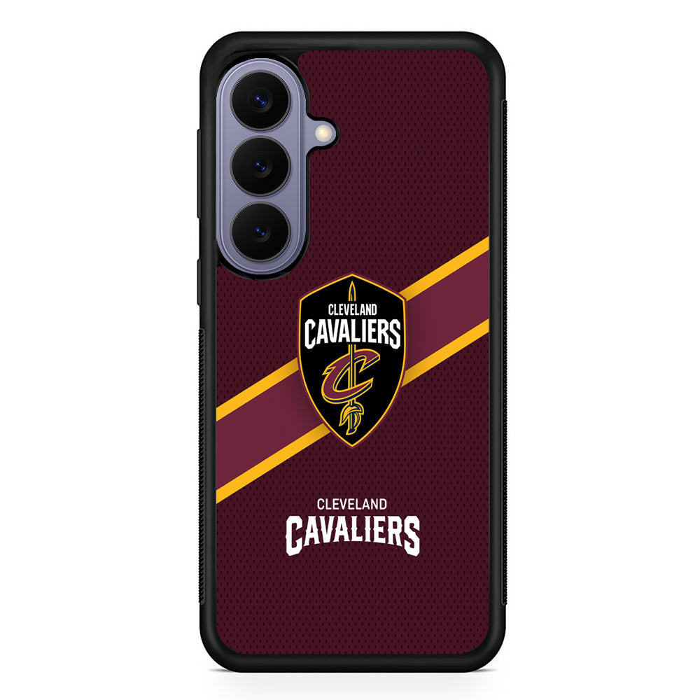 NBA Cleveland Cavaliers Logo Samsung Galaxy S26 Case | Durable Rubber Case for Samsung Galaxy S26