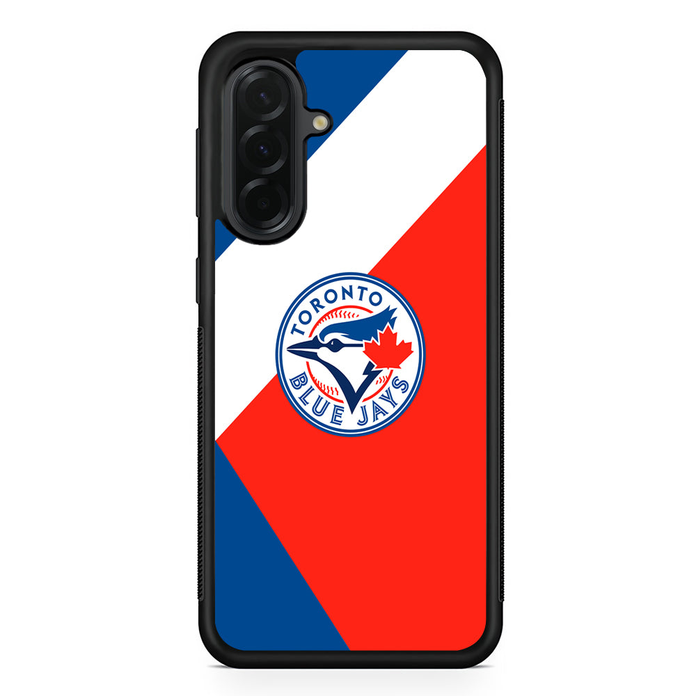 MLB Toronto Blue Jays Logo Samsung Galaxy A36 Case | Protective Rubber Cover