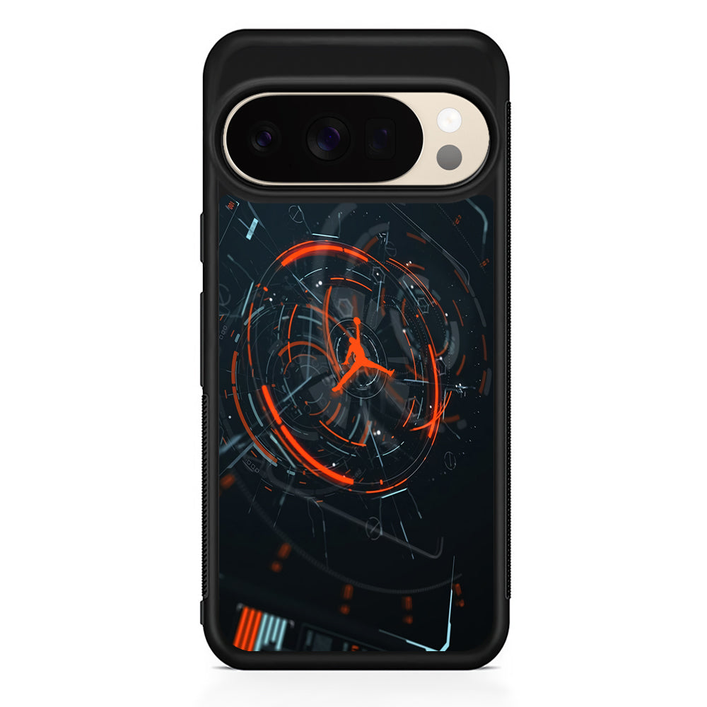 Air Jordan Rising The Digital Circle Google Pixel 10 Pro XL Case | Slim Google Pixel 10 Pro XL Protective Case