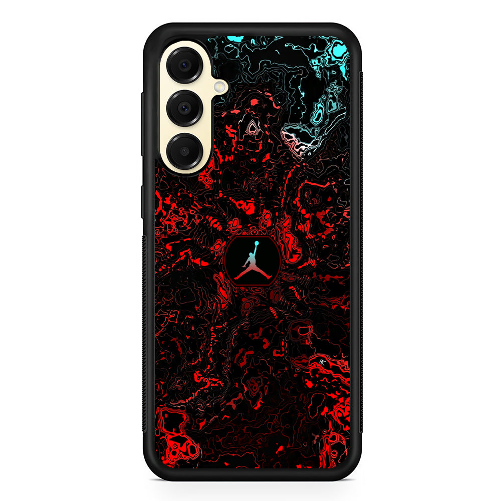 Air Jordan Mountain Contour Samsung Galaxy A16 Case | Slim Rubber Case for Samsung Galaxy A16