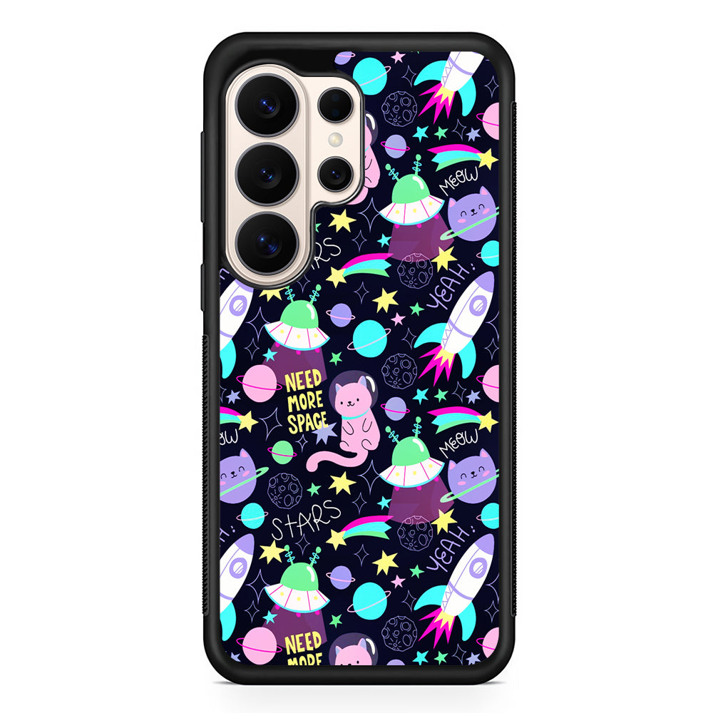 Astronauts Rockets Cat Samsung Galaxy S26 Ultra Case | Slim Protective Case for Samsung Galaxy S26 Ultra