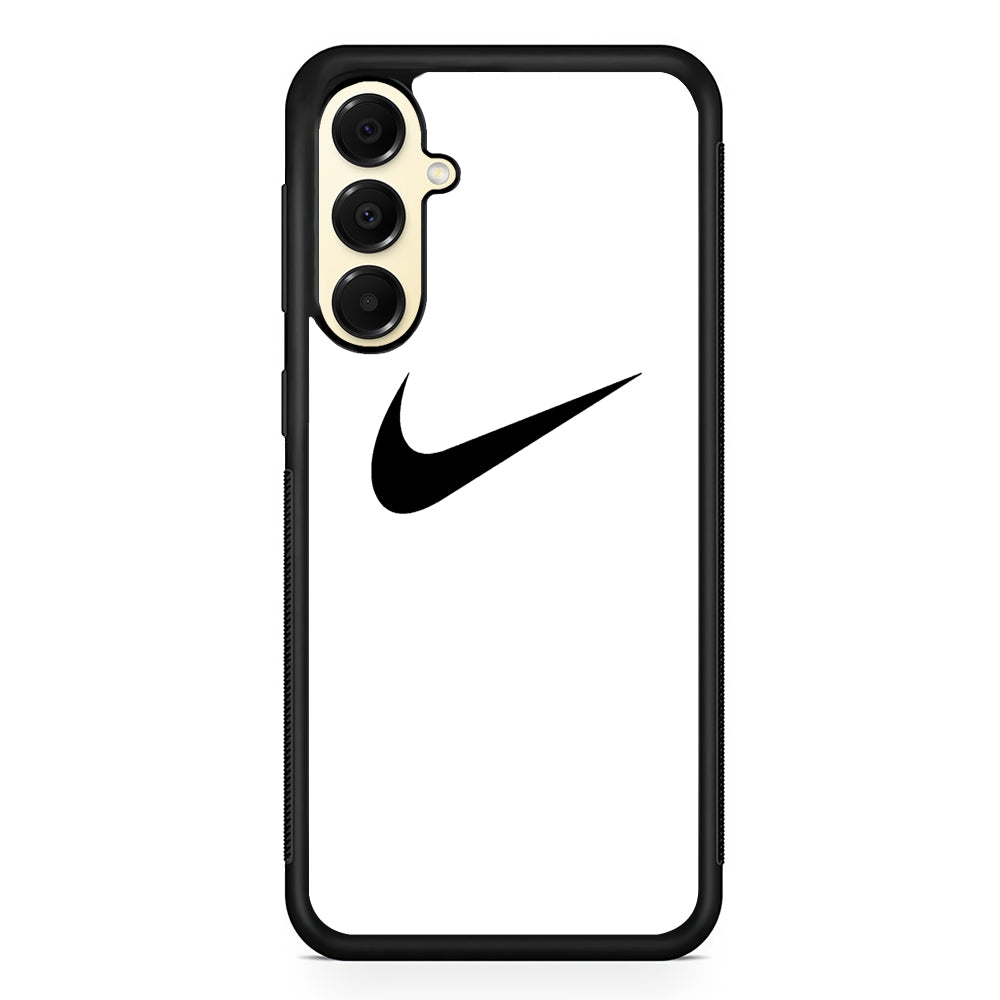 Nike White Milk Black Logo Samsung Galaxy A16 Case | Custom Protective Samsung Galaxy A16 Case