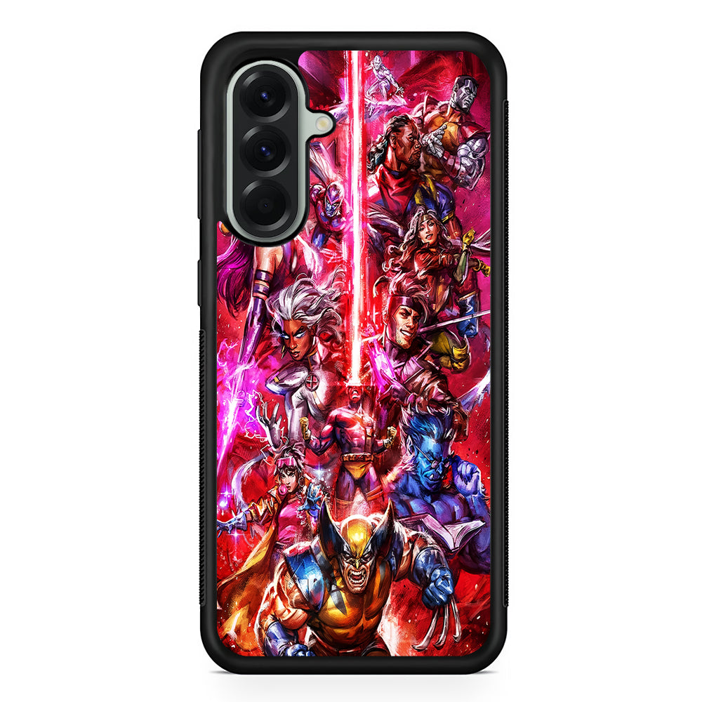 The X-Men vs Magneto Art Samsung Galaxy A56 Case | Samsung Galaxy A56 Protective Rubber Case