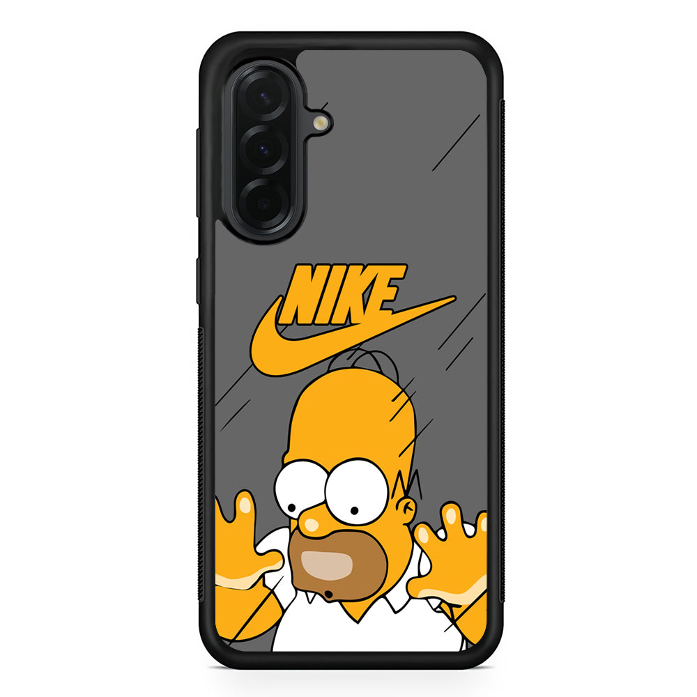 Nike Homer Simpson Character Samsung Galaxy A36 Case | Durable Samsung Galaxy A36 Cover