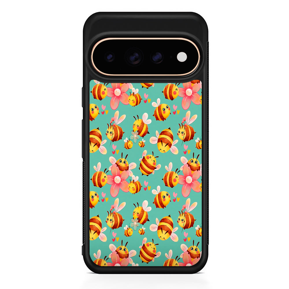 Cute Cartoon Honey Bees Google Pixel 11 Pro Case - Stylish Protective Phone Case