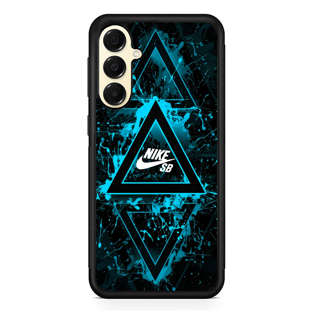 Nike Blue Paint Triangle Samsung Galaxy A16 Case | Custom Protective Samsung Galaxy A16 Case