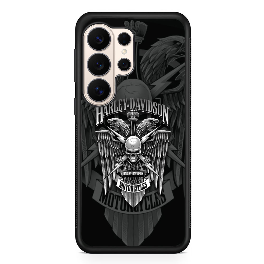 Harley Davidson Silver Pinion Samsung Galaxy S26 Ultra Case | Slim Everyday Protection for Galaxy S26 Ultra